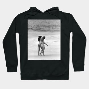 Vintage Beachgoers on Beach Rio de Janeiro Hoodie